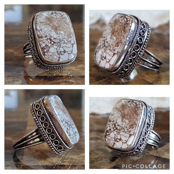 Genuine Huge Wild Horse Ring Size 9 - Picture 6 of 8